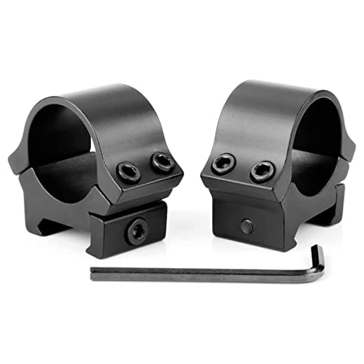 WOLTIS Low Profile Scope Rings 1 inch - Rifle Scope Rings Scope Mounting Rings 1 Inch for Picatinny and Weaver Rails(2 Pieces)