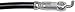 Dorman H621908 Rear Passenger Side Brake Hydraulic Hose Compatible with Select Toyota Models