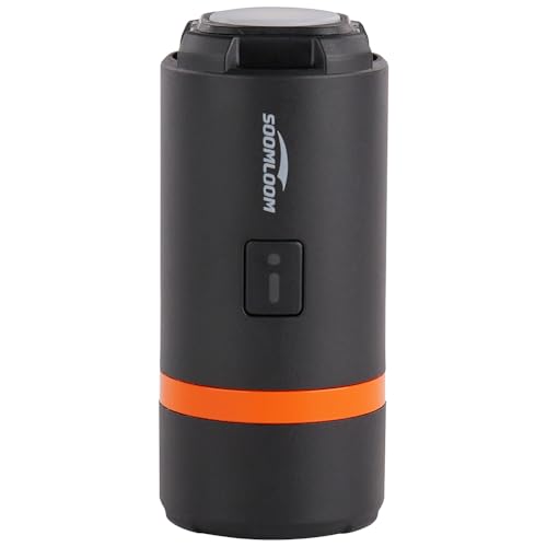 Soomloom Micro Finger Pump with LED Light Electric Ultra-Compact Air Sleeping pad Fast Inflation Build-in Rechargeable Battery Camping Outdoor Air Mattress Inflation/Deflation Pump