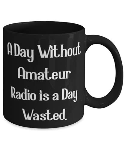 Taza de cerámica para radioaficionados 11oz o 15oz miniatura 2