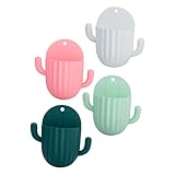 LOORGVEL 4 Stück Multifunktionale Wandhalterung Fernbedienungen und Haushaltsgegenstände Punchfrei...