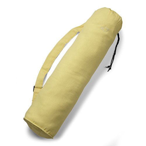 Blue Dove Yoga Kerala - Bolsa de Yoga de algodón orgánico para Mujer, Color Amarillo, tamaño 68 x 25 cm