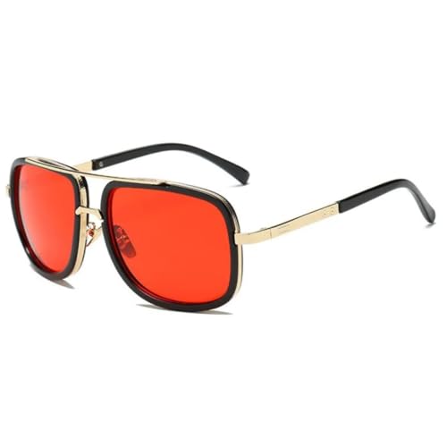 Lunettes de soleil de luxe pour hommes et femmes rétro avec une protection UV400