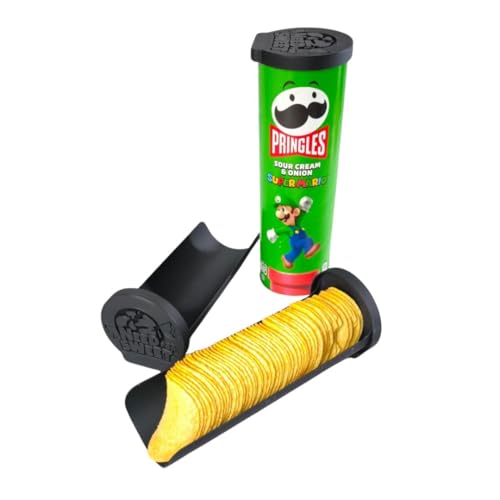 Needforsweet Porta chip per chip impilabili – Compatibile con Pringles – Pratico supporto per chip per spuntini puliti, senza BPA e non lavabile in lavastoviglie