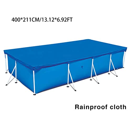 CaCaCook Rectangle Pool Cover, UV Resistant, Waterproof, Blue, Rectangular, Floating, Pool Cover, 400*211cm - Image 2