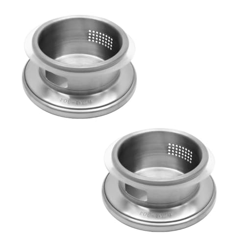 EXAOMBLE 2個 ステンレス製やかん蓋 茶葉濾し付き防塵カバー 熱湯対応で茶殻をしっかり離 快適なティーム用実用的な注ぎ口リッド