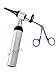 *Incredible* Professional Veterinary Diagnostic Otoscope Set KIT+ 2 Free LED Bulb+ Micro Alligator FORCEP +Free Carrying CASE (CYNAMED Brand)