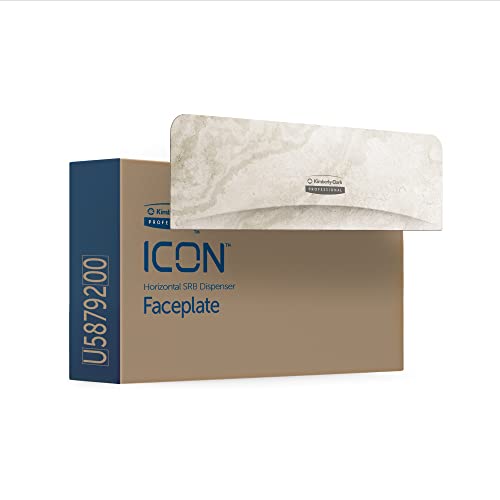 Placa frontal Kimberly-Clark 58792 de mármol cálido para dispensador de papel higiénico