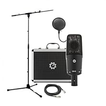 Includes mic stand, pop filter, XLR and hard case Accurately relay any source thanks to detailed 20Hz-20kHz frequency range Get the sound right at source with onboard pad and filter switches Premium grade condenser microphone ideal for stage and stud...