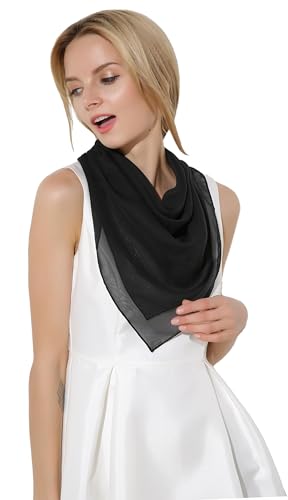 Sheer Chiffon Scarf 26"x26" Square2