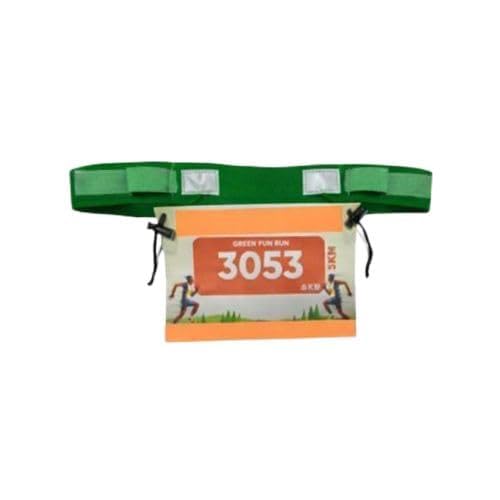 Livfit Marathon Bib Holder for Runners, Adjustable Elastic Running Belt (Pack of 1, Assorted Color)