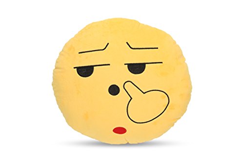 LynnWang Design Emoji Round Cushion Pillow for Home Decor Kids Room, Decorative Plush Pillow for Car Sofa Pets Cushions