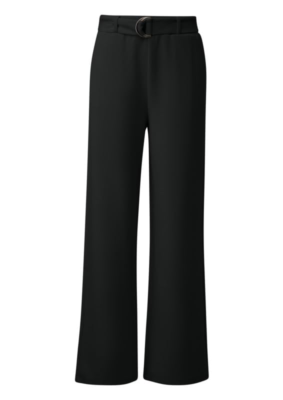 Pantalon jambe large femme confortable pantalon long fluide s.Oliver