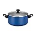 Farberware 21891 Dishwasher Safe Nonstick Cookware Set / Pots and Pans Set - 15 Piece, Blue