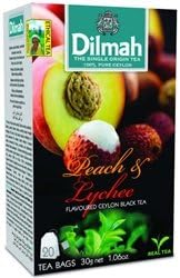 Dilmah Peach & Lychee (20 String & Tag Tea Bags)