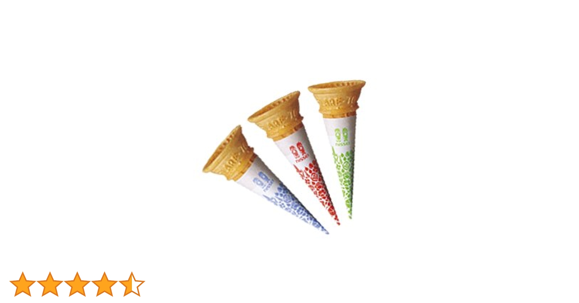 日世のコーン 【美品】　　　　　　　 現状価格のみ Amazon.co.jp: ソフトクリームコーン No.1 スリーブ付き 480個