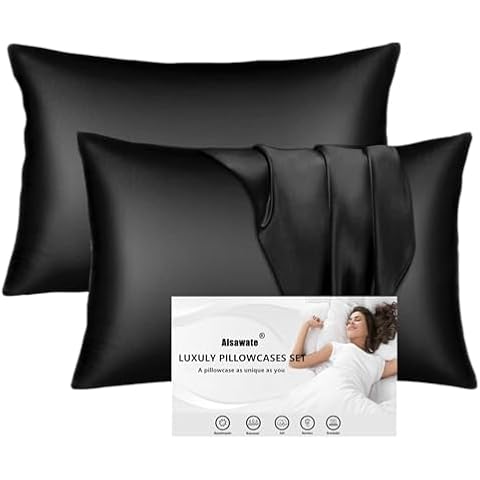 Aisawate Satin Pillowcase Set for Hair and Skin Cover