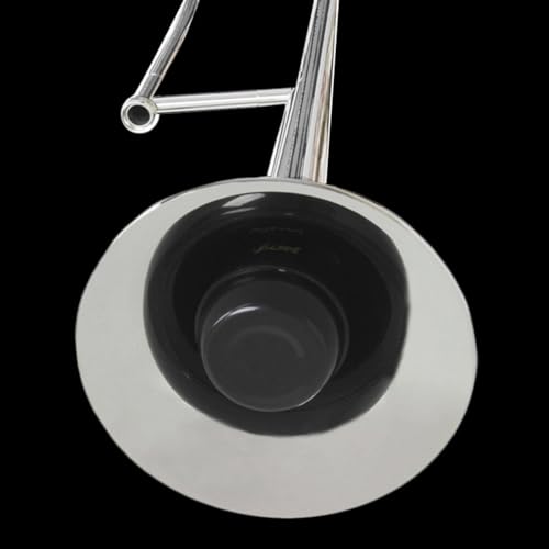 Supvox T041T5250512ZQ225KIR9 1Pc Trombone Mute Trombone Bucket Mute Tenor Slide Trombone Part Trombone Practice Silencer Tenor Trombone Muffler Plastic Tenor Trombone Muffler Trombone Mute Device Black Abs thumb #5