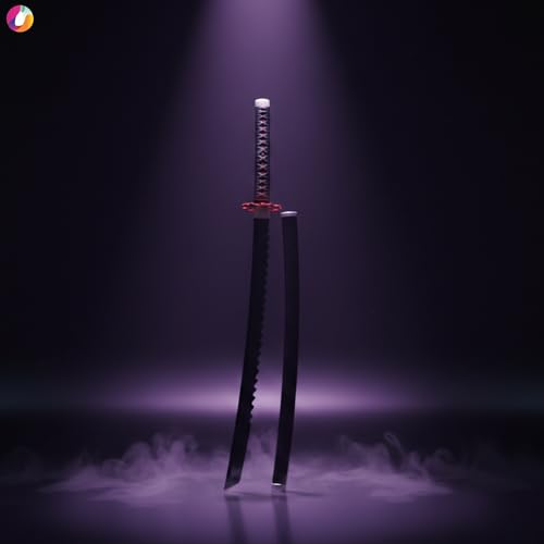 Image of Wooden Katana (104cm) - Original-Size Sword for Cosplay, Display, Martial Arts Training & Gifting | Safe Prop for Kids, Teens & Collectors