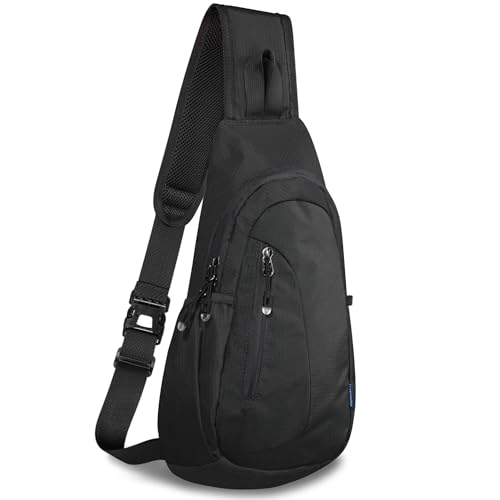 TITECOUGO Small Sling Bag, Lightweight Crossbody Backpack for Men Women, Shoulder Bag for Sports and Outdoor