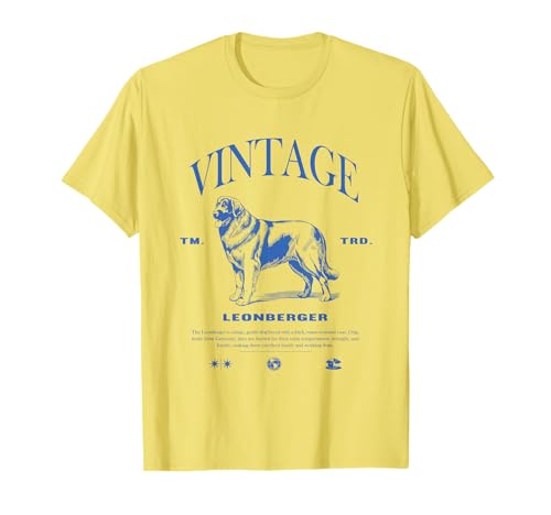 Leonberger Vintage Dogs T-Shirt