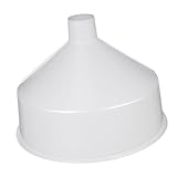 COLLBATH Embudo Grande de Plástico Portátil para Líquidos Multiusos Diseño y Redondeado para Aceite Vino y Salsas Cocina