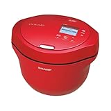 シャープ ヘルシオ ホットクック 水なし 自動調理鍋 KN-HW24G-R レッド2.4L 2~6人用 無線LAN接続 2段同時調理