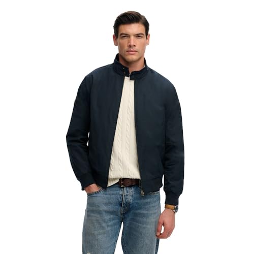 SUPERDRY CLASSIC HARRINGTON JACKET M5012343A Eclipse Navy L