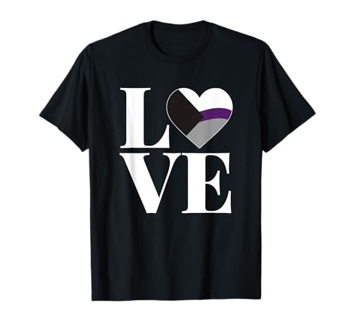 Demisexualität 'LOVE' Demisex Shirt Demisexual Pride Flag T-Shirt