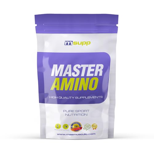 MM Supplements - Aminoácidos Esenciales en Polvo - Master Amino - 800g - Recuperador Muscular - Mejora el Rendimiento Físico - Aumenta la Energía - Sabor Blue Dragon