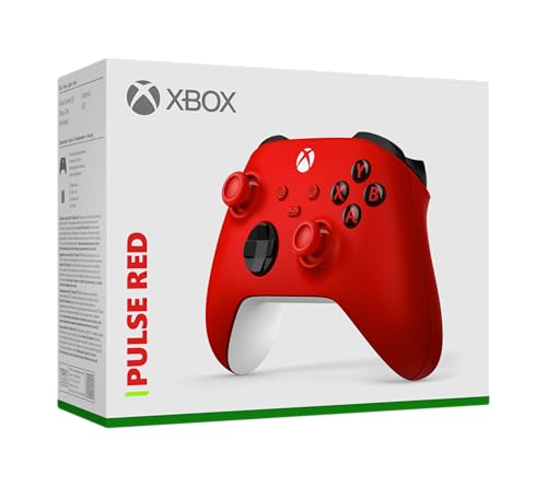Xbox Manette sans Fil - Pulse Red Pour Xbox Series X, Xbox Series S, Xbox One, Windows 10 & 11, Android et iOS