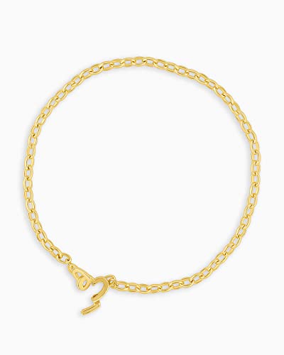 gorjana - Parker Heart Mini Bracelet 7 1/4" - 18k Gold Plated - Celebrate Meaningful Connections - Stacking Bracelets for Style - Elegant Interlocking Design2