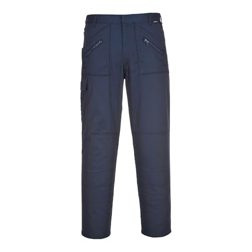 Portwest S887 Comfort Reinforced Knee Action Trouser Navy, 34