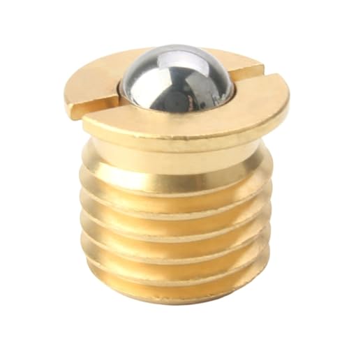 Slotted Spring Ball Plunger M5~M16 Brass/Carbon Steel/Stainless Steel Set Bolt With Ball(YK413-ST,M8(5PCS))