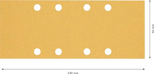 Expert C470 Papier de verre avec 8 trous pour Swing Sander 93 x 230 mm G 80 10 pcs. - vue 5