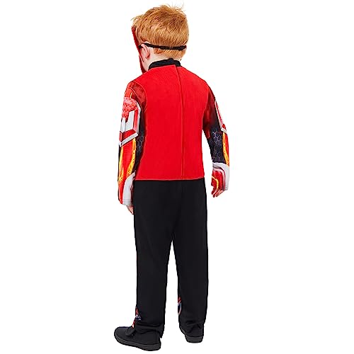 amscan 9918120 amscan - Kids Officially Licensed Paw Patrol Marshall Boys Costume (Ages 3-6 Years, Multicoloured - Image 4