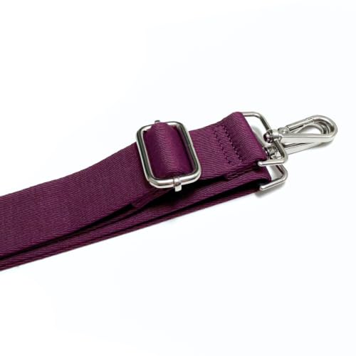 Image of S&loyoe Thickened Solid Color Purse Straps Replacement Crossbody Bag Strap Adjustable Wide Guitar Straps for Handbags 1.5inch