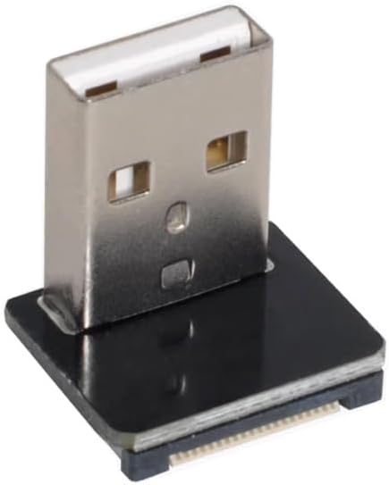 5pcs CN-011-UP USB2.0 Male 90 Degree Up Angled Type-A Connector Male Plug