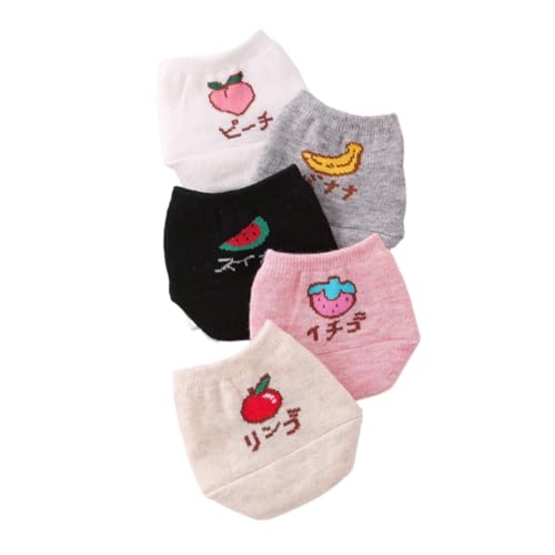 Super Soft and Stylish Girl's Korean Japanese Thin Cotton Liners & Ankle Socks Set with Non-slip Design2