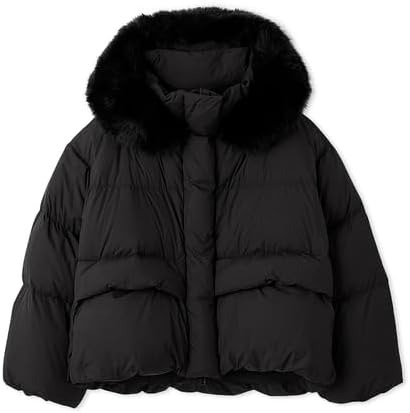 （12:30時点） フードファーショートダウンコート FWFC255007BLK1