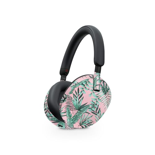 Image of MightySkins Glossy Glitter Skin Compatible with Sony WH-1000XM5 Headphones - Two Tone Tropical | Protective, Durable High-Gloss Glitter Finish | Easy to Apply