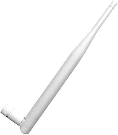 2.4GHz 5GHz 5dBi Indoor Omni-directional Antenna, 802.11n/b/g, RP-SMA Female connector (1 Pack, White)