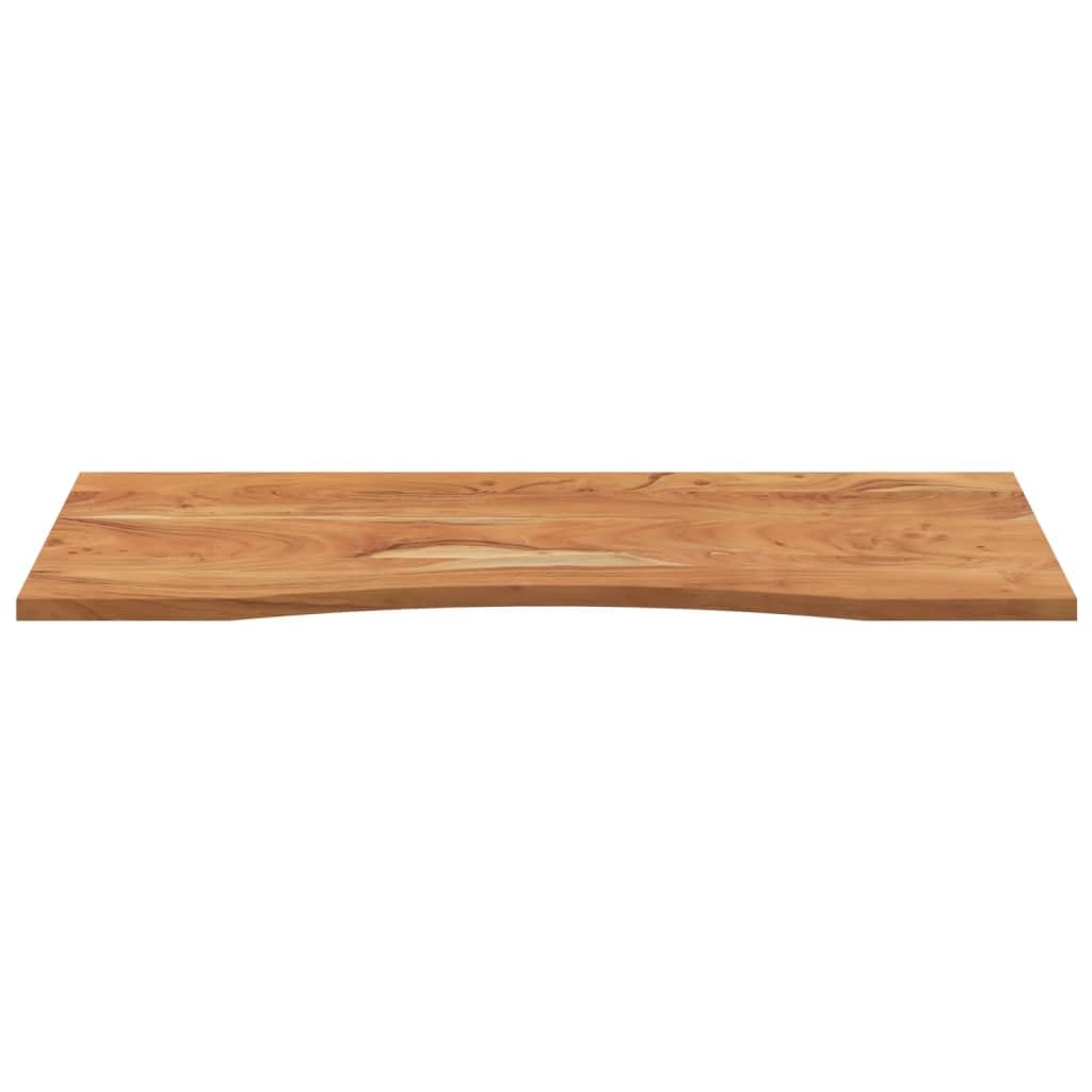 Massivholz Akazienholz Tischplatte 120x50x2,5 cm rechteckig geeignet für DIY BAU, Büro, Esszimmer, Wohnzimmer, Garten, Werkbank, als Ersatz oder Erweiterung, robust und langlebig