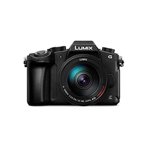 Panasonic DMC-G85H Lumix G Vario 14-140mm/F3.5-5.6 ASPH Lens, Mirrorless Camera with case Optical Zoom (Black)