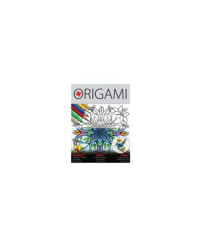 Yasutomo Color2 Origami Paper, 5-7/8 X 5-7/8 Inches, Yuzen Patterns, 24 Sheets #TOP29