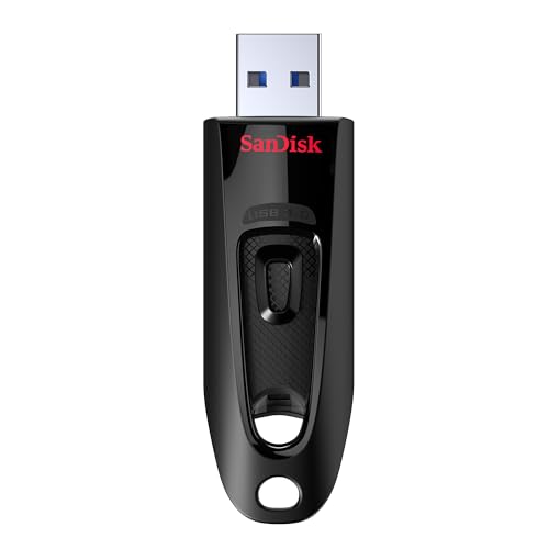 Image of SanDisk Ultra 64GB, USB 3.0, Flash Drive, Upto 130MB /s R, Pendrive, Black, 5Y Warranty (SDCZ48-064G-I35)