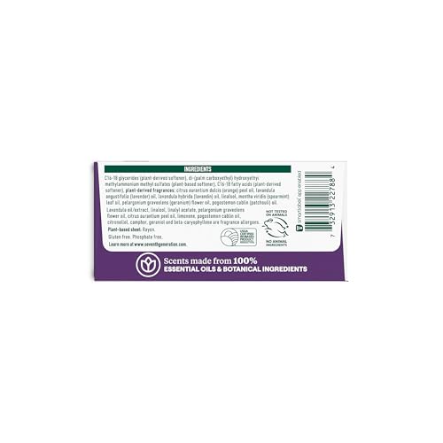 Seventh Generation Dryer Sheets Laundry Fabric Softener, Fresh Lavender Scent, 80 Sheets - Image 3