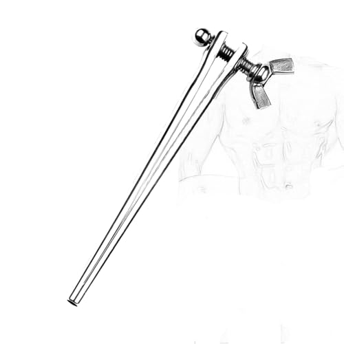 Dilatador de uretra de acero inoxidable con clip para hombres