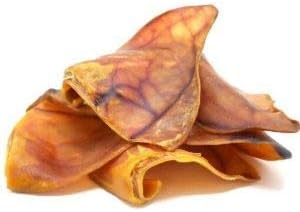 Pigs Ears for dogs - Pack of 6 natural pigs ears for dogs - a long lasting treat great for your dogs teeth