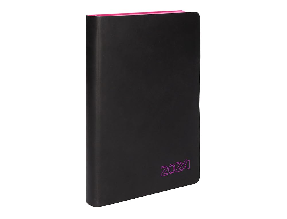 Liderpapel Sifnos Bound Diary A6 2024 Day Page Pink Paper 70 g